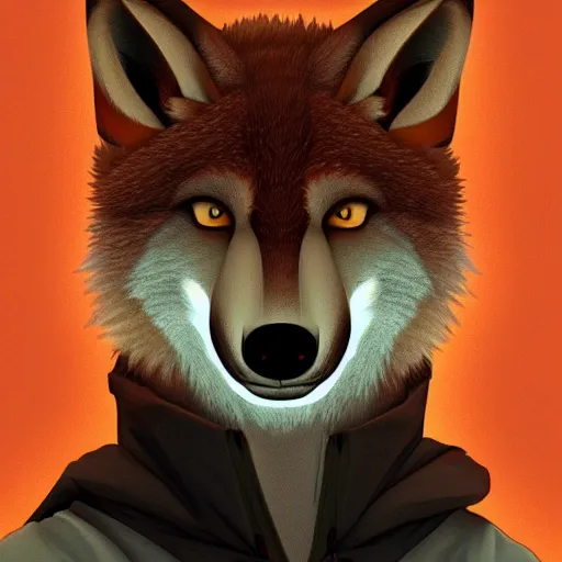 Prompt: character design, anthropomorphic wolf wearing fox mask, in the style of killian eng kawase hasui, artstation trending, 8 k, photorealistic, volumetric lighting caustics, surreal