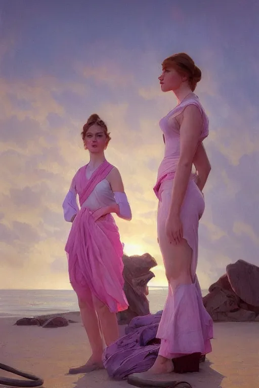 Image similar to john maynard keynes robotic clothes in the beach purple sun, pink lighting ultra realistic photorealistic highly detailed high quality, a stunningly, digital painting, artstation, concept art, smooth, sharp focus, illustration, art by artgerm and greg rutkowski and alphonse mucha 8 k