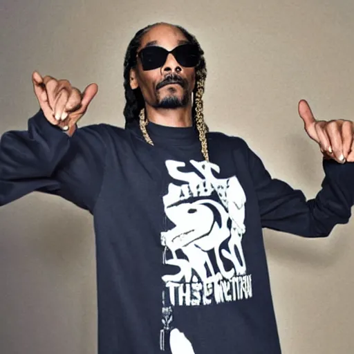 Prompt: snoop dogg t - pose