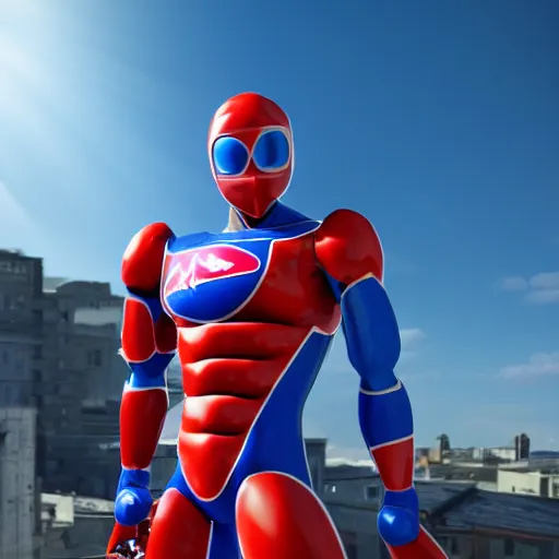 Prompt: Pepsiman. Photorealistic. 8K. Detailed Award-Winning Photograph. Studio Lighting. Ray-Tracing. Unreal Engine.