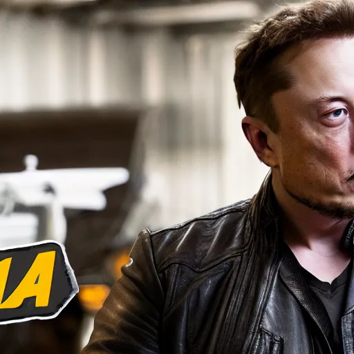 Prompt: Elon Musk in Sons of anarchy very detail4K quality super realistic