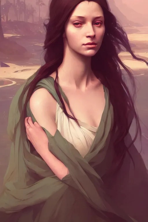 Image similar to beautiful portrait of a woman, negative no not mona lisa pose, gta v, stephen bliss, unreal engine, fantasy art by greg rutkowski, loish, rhads, ferdinand knab, makoto shinkai and lois van baarle, ilya kuvshinov, rossdraws, tom bagshaw, global illumination, radiant light, detailed and intricate environment