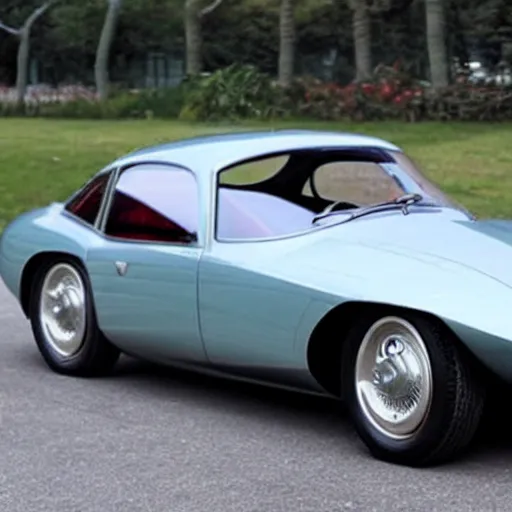 Image similar to 1962 sportscar designed by Rolex