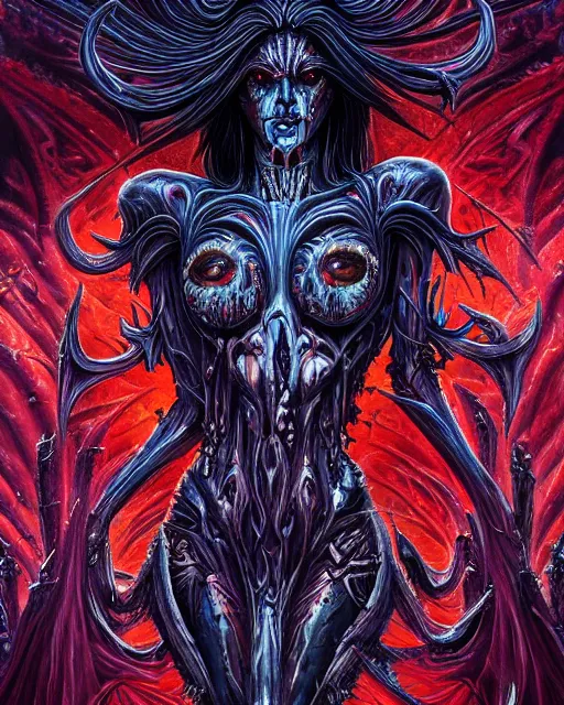 Image similar to charred bloody fleshmetal cyborg daemonhost woman psychedelic flamer of tzeentch, by antonio j. manzanedo, alex grey, android jones, wayne barlowe, philippe druillet, raymond swanland, cyril rolando, josephine wall, harumi hironaka, cronenburg, trending on artstation