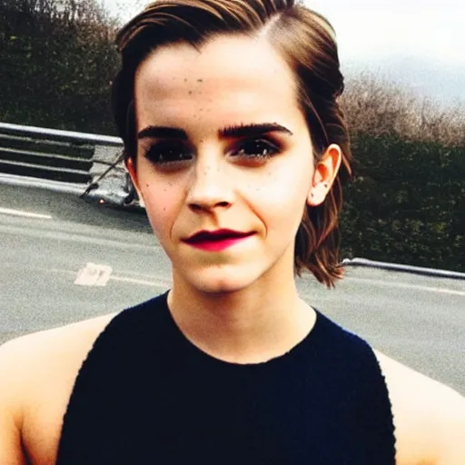 Image similar to emma watson instagram thirst trap photo shoot