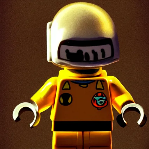 Prompt: lego astronaut by goro fujita, realism, sharp details, cinematic