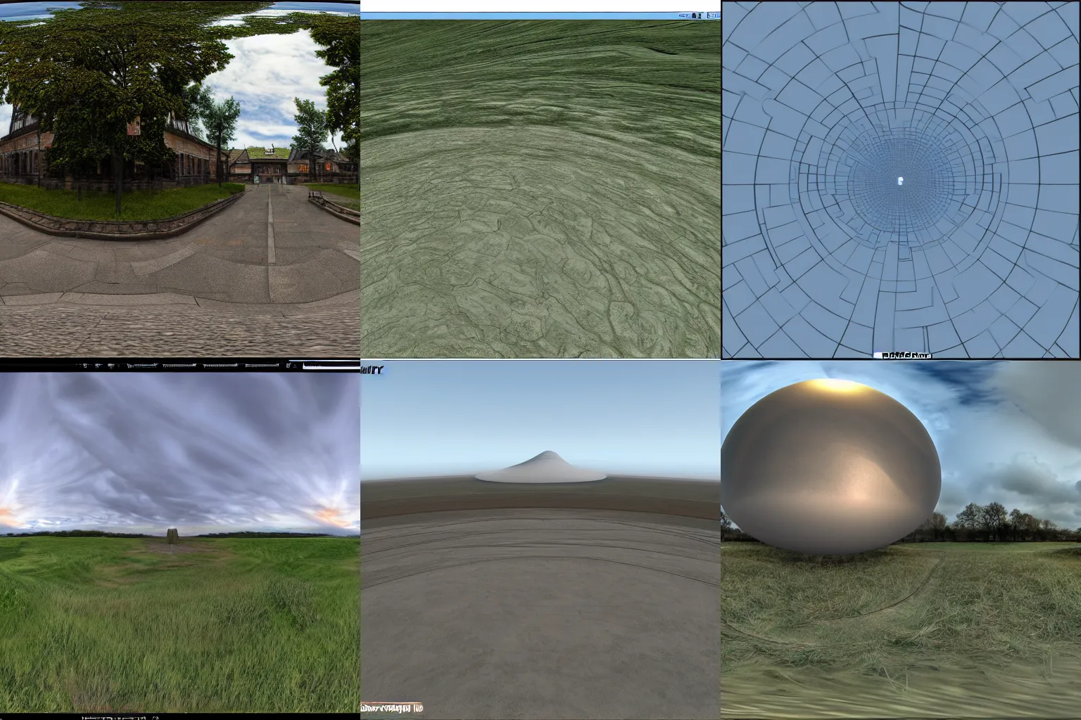 Prompt: sperical hdri map