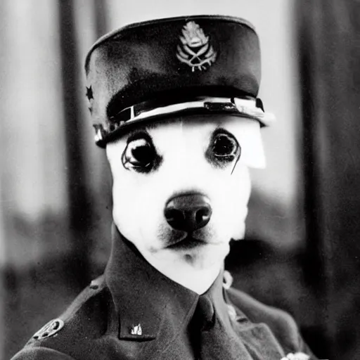 Prompt: general douglas macarthur as a corgi