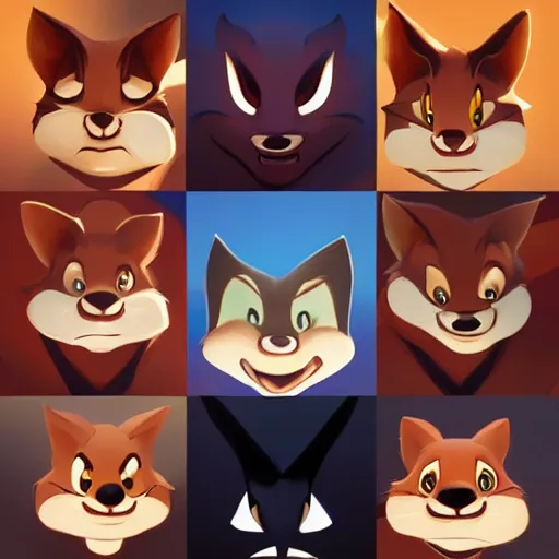 Image similar to face icon stylized minimalist chip'n dale : rescue rangers, loftis, cory behance hd by jesper ejsing, by rhads, makoto shinkai and lois van baarle, ilya kuvshinov, rossdraws global illumination