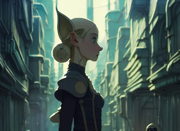 Prompt: a film still portrait of a elven minion, finely detailed features, minions, cinematic lighting, perfect art, night cyberpunk city, intricate, anime, minion, gapmoe grimdark, artstation, trending on pixiv fanbox, painted by greg rutkowski makoto shinkai takashi takeuchi studio ghibli, akihiko yoshida, 4 k