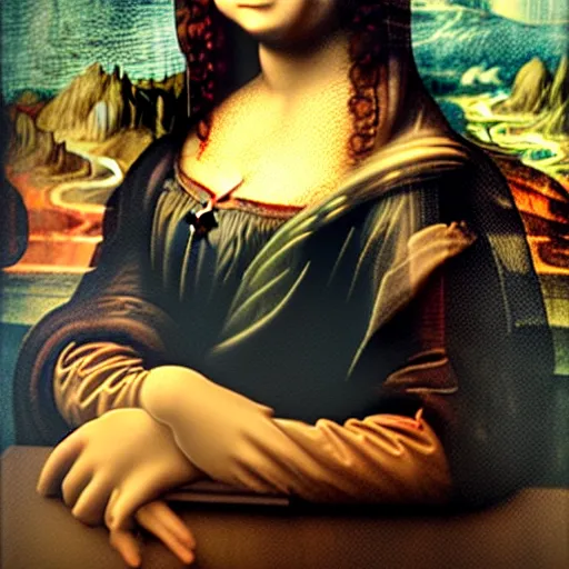 Image similar to 8k photo of the mona lisa