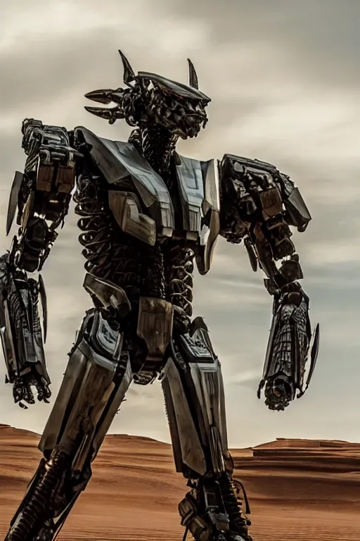 Image similar to cinematic still in westworld and dune movie and pacific rim movie and ps 5 game machine warrior 5, intricate ornate humanoid mecha warrior,