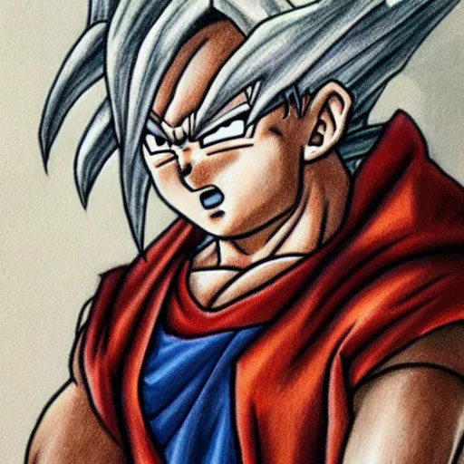 AI Art: Goku Super Sayajin by @Richard Michaels