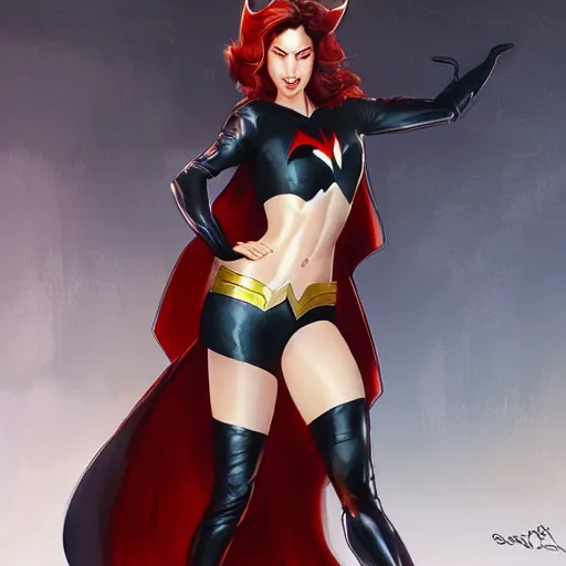 Prompt: Young gal gadot as batwoman, by Stanley Artgerm Lau, WLOP, Rossdraws, James Jean, Andrei Riabovitchev, Marc Simonetti, Yoshitaka Amano, ArtStation, CGSociety,