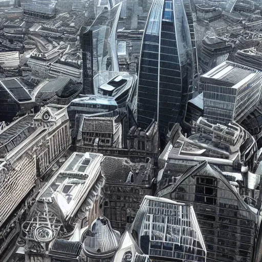 Prompt: city of london in photos taken from an iphone, very detailed, ultra realistic, photorealistic, dynamic light