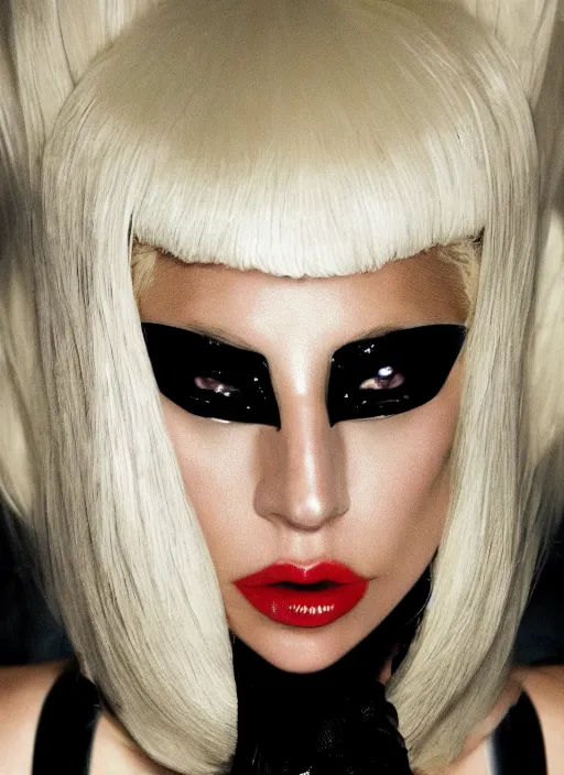 Image similar to lady gaga the fame poker face 2 0 0 9, red weapon 8 k s 3 5, cooke anamorphic / i lenses, highly detailed, cinematic lighting