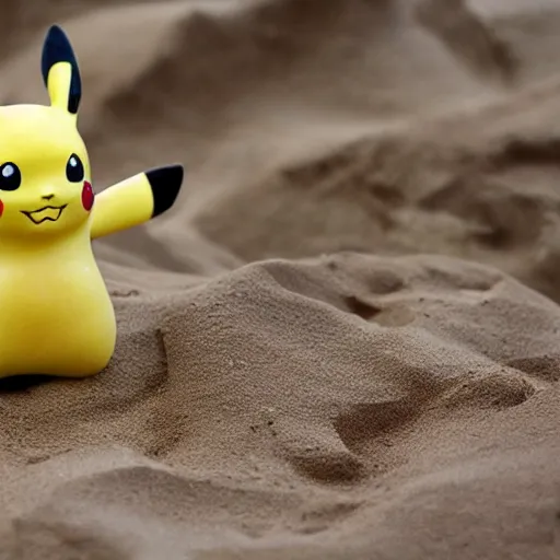 Image similar to a sandstone pikachu