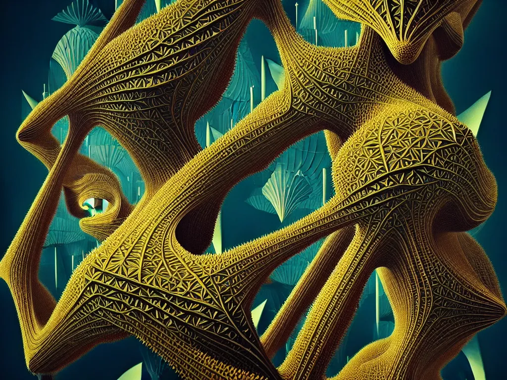 Prompt: highly detailed photo of fractal expansion, trending on deviantart, neo surrealism, sharp focus, a lot of little details, octane, masterpiece, art by max ernst