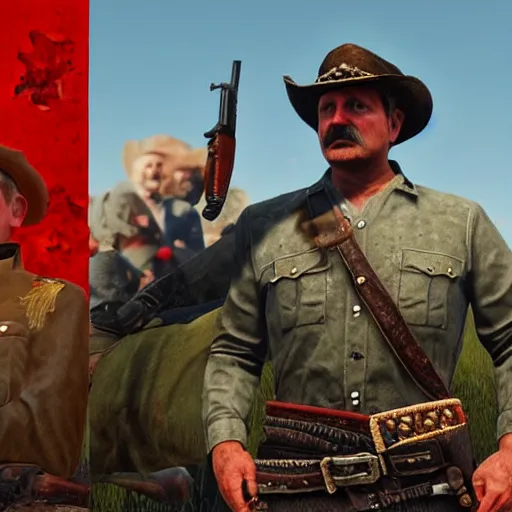 Image similar to Alexander Lukashenko in Red Dead Redemption 2