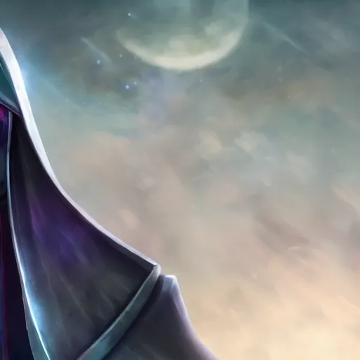 Prompt: Karthus from League of Legends as an Among Us character