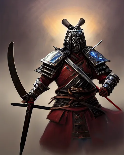 Image similar to Huge guinea pig samurai warrior in armor holding a two-handed battle axe, portrait, woodlands, magic the gathering artwork, D&D, fantasy, cinematic lighting, centered, symmetrical, highly detailed, digital painting, artstation, concept art, smooth, sharp focus, illustration, volumetric lighting, epic Composition, 8k, art by Akihiko Yoshida and Greg Rutkowski and Craig Mullins, oil painting, cgsociety