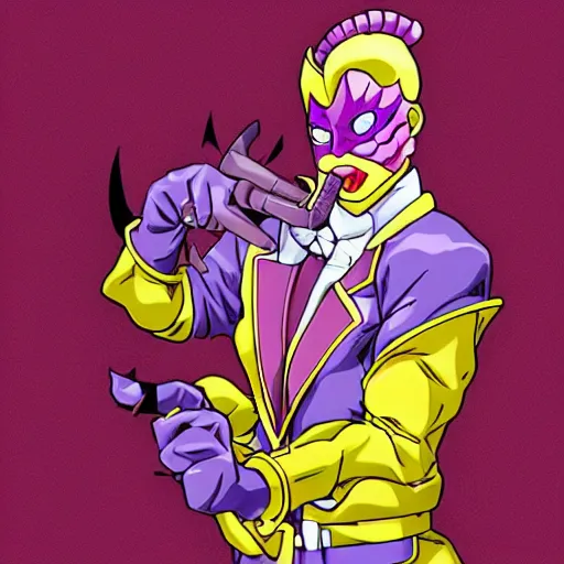 Prompt: killer queen from jojo bizarre adventure