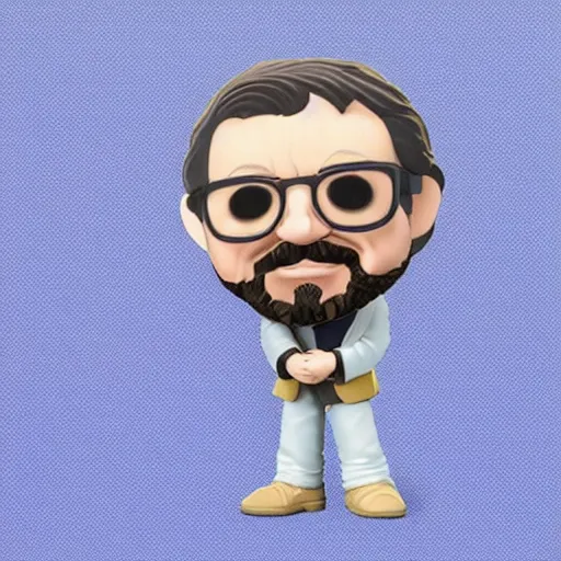 Image similar to very very intricate photorealistic photo of jean luc melenchon funko pop on a white background, award - winning details