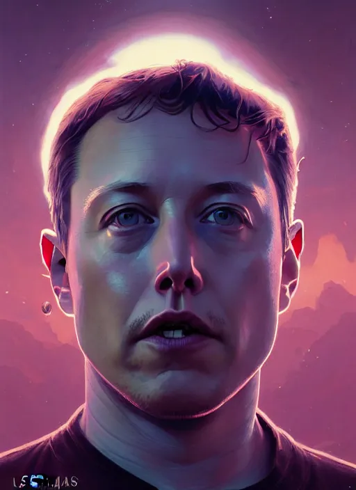 Prompt: Highly detailed portrait of Elon musk mixed with Mark zuckerberg, Stephen Bliss, unreal engine, fantasy art by Greg Rutkowski, Loish, Rhads, ferdinand knab, Makoto Shinkai and Lois van baarle, ilya kuvshinov, rossdraws, Tom Bagshaw, alphonse mucha, global illumination, radiant light, detailed and intricate environment