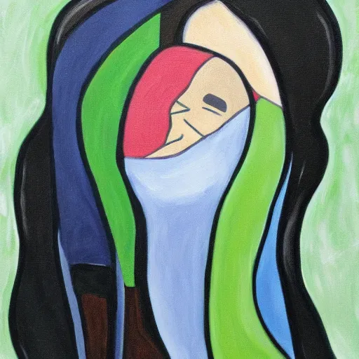 Image similar to to be in love unrequited, painting