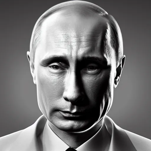 Image similar to Vladimir Putin as Circle clown, realistic render , 4k,