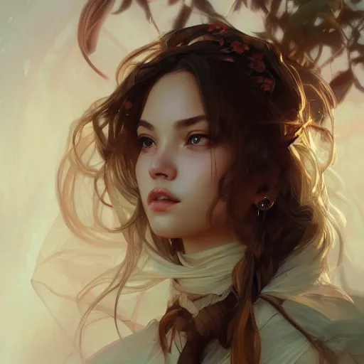 Prompt: Portrait of Lalisa Manobal, elegant, digital painting, highly detailed, fantasy, artstation, concept art, smooth, sharp focus, illustration, art by artgerm and greg rutkowski and alphonse mucha