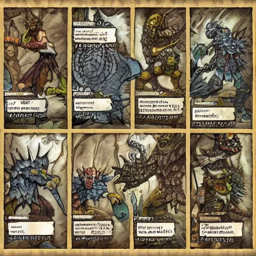 Image similar to player vs monster fight from pathfinder role playing game intricate, detailed