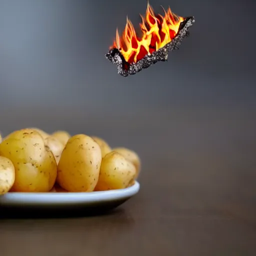 potato on fire | Stable Diffusion | OpenArt