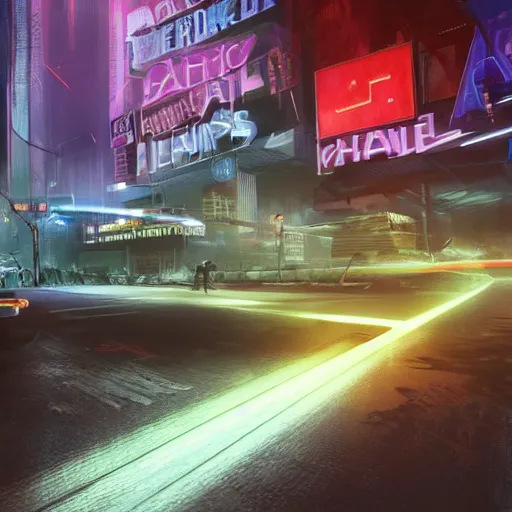 Prompt: a 3 d rendered in unreal engine guatemalan cyberpunk city with flying cars with neon ads and signs with evocative dramatic mood with blade runner vibe with cars and floating vehicles with motion blur with depth of field with bloom with lightshaft with volumetric lights, fog, by jeremy mann, oscar winning graphics, photo realistic, bloom, imax, dynamic lighting, artstation,
