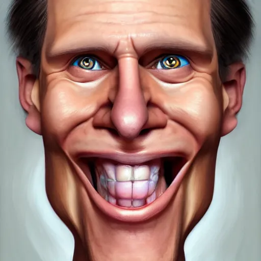 Image similar to Caricature portraits done of Jerma, realistic, hyperrealistic, very realistic, highly detailed, very detailed, extremely detailed, detailed, oil painting, digital art, trending on artstation