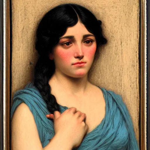 Image similar to sketch study of a woman by john william godward