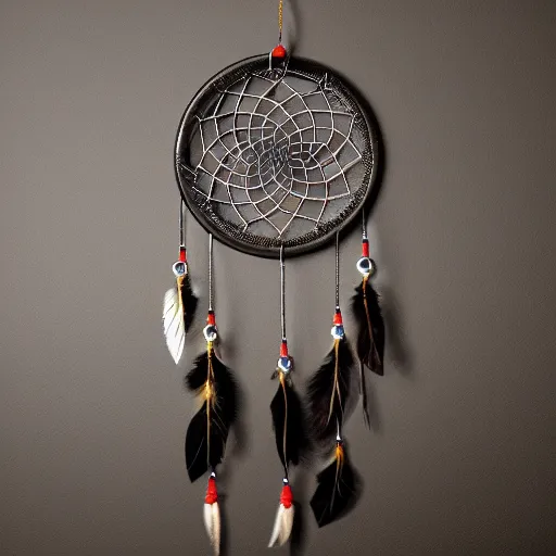 Image similar to high powered industrial next generation mechanical dream catcher