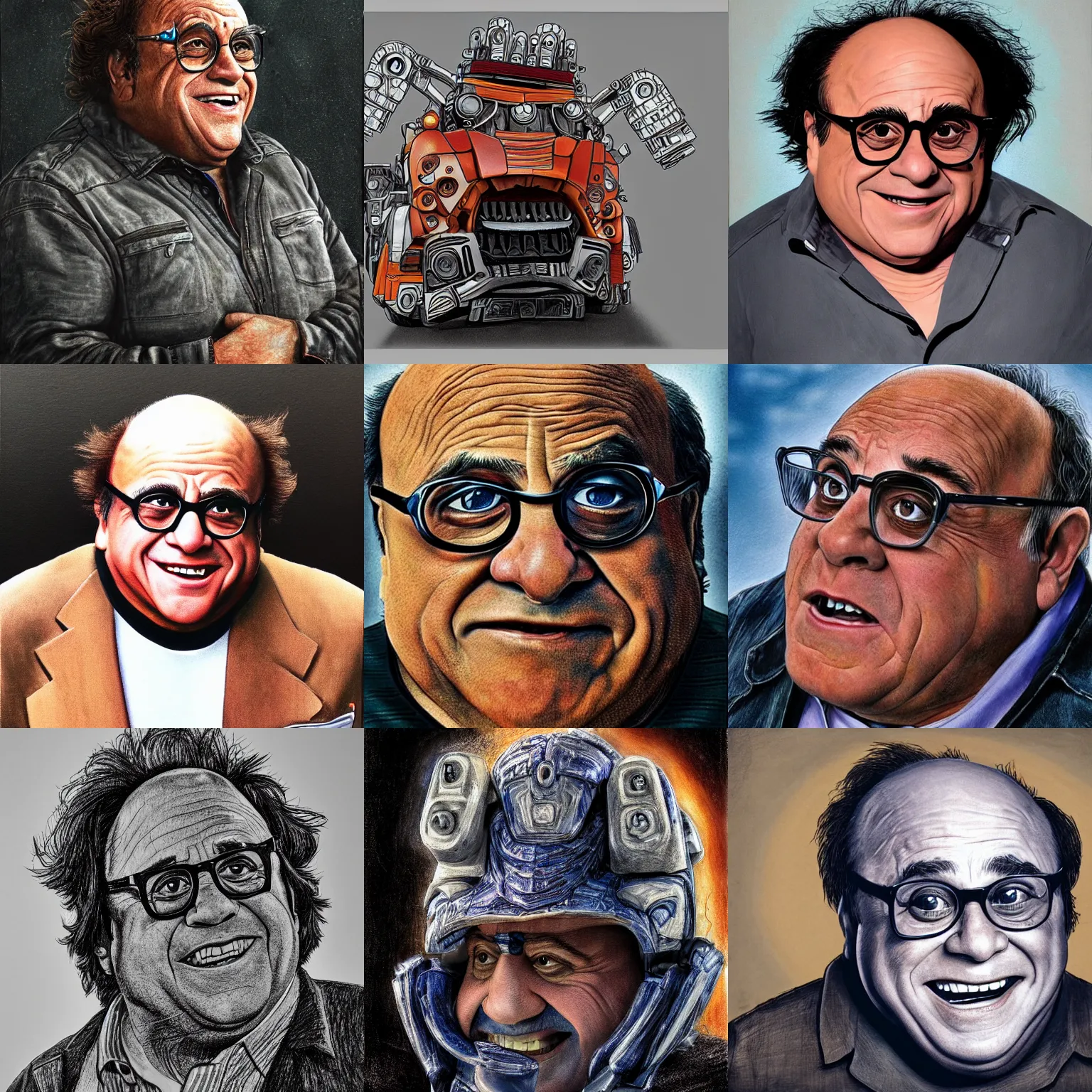 Prompt: danny devito as a transformer, realism, 8 k, intricate, detail