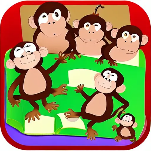 Prompt: monkeys learning to read book, 4 k, realistic, realistic, detailed