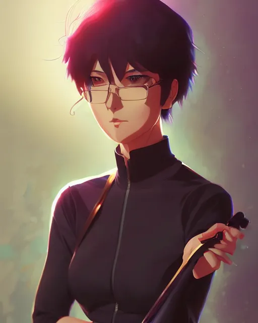 Prompt: major kusanagi, portrait shinkai makoto studio ghibli studio key hideaki anno sakimichan stanley artgerm lau rossdraws james jean marc simonetti elegant highly detailed digital painting artstation pixiv