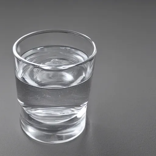 Prompt: glass of water