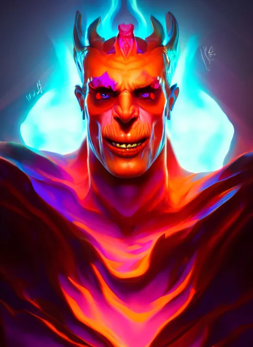 Image similar to the god hades, hellish colors, portrait, sharp focus, digital art, concept art, dynamic lighting, subsurface scattering, photoreal, trending on artstation, by emylie boivin 2. 0, rossdraws 1. 0