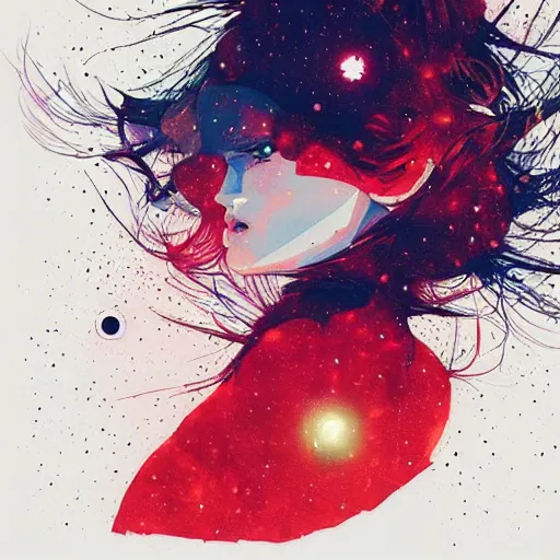 Image similar to Liminal space in outer space by Conrad Roset