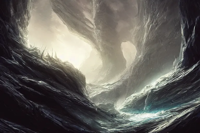 Prompt: Charybdis by Jessica Rossier and HR Giger