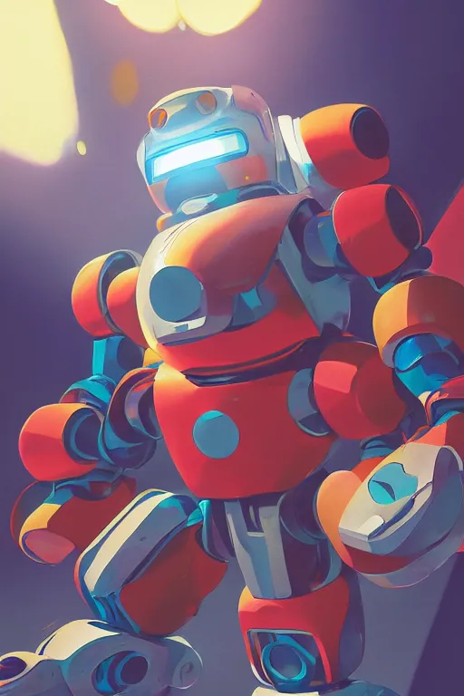 Image similar to metabots medabots medarotto medarot robot minimalist comics helmet mask neon cybereye, behance hd by jesper ejsing, by rhads, makoto shinkai and lois van baarle, ilya kuvshinov, rossdraws global illumination ray tracing hdr radiating a glowing aura