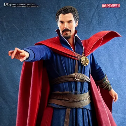 Prompt: a wax statue of doctor strange, realistic, detailed, smooth,