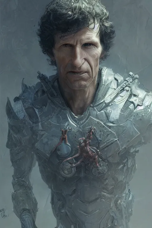 Image similar to Portrait of Todd Howard, highly detailed, marvel comics, dark, intricate, highly detailed, smooth, artstation, digital illustration by Ruan Jia and Mandy Jurgens and Artgerm and Wayne Barlowe and Greg Rutkowski and Zdislav Beksinski