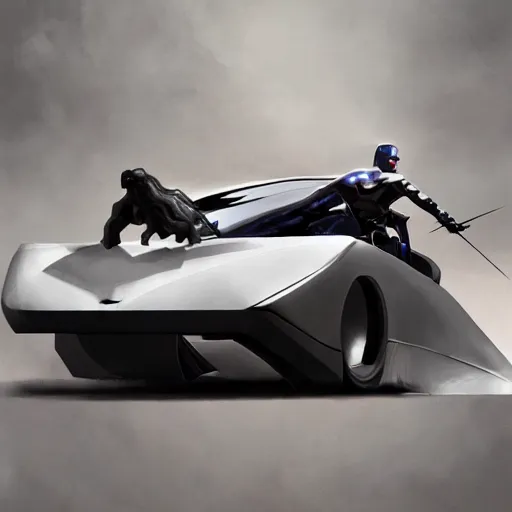 Image similar to custom kit car, elegant, digital painting, concept art, smooth, sharp focus, art style from Wang Ke and Greg Rutkowski and Bruce Kaiser and Scott Robertson and Dmitry Mazurkevich and Doruk Erdem and Jon Sibal, small style cue from Blade Runner and Minority Report and iRobots