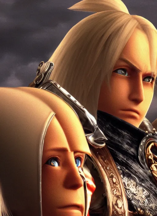 Image similar to a full portrait photo of biden in final fantasy ix style, f / 2 2, 3 5 mm, 2 7 0 0 k, lighting, perfect faces, award winning photography.