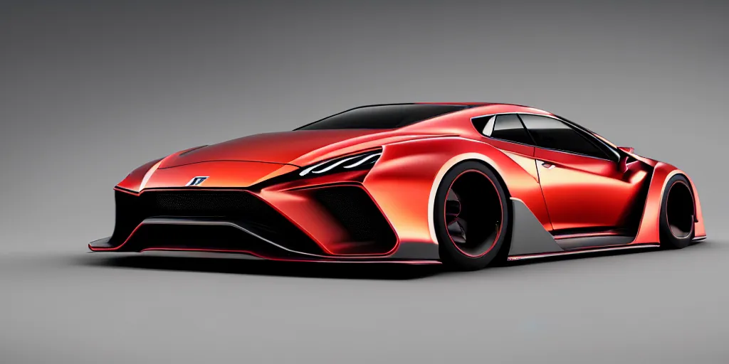 Image similar to nissan gtr r 3 4, mercedez benz, honda civic, bentley, ferrari, mclaren, mustang, mini cooper, porche and supra in the shape of lamborghini huracan concept car design, car photography, 4 k, high resolution, highly detailed